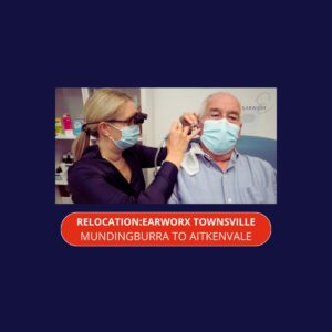 Earworx nurse performing ear care at Townsville clinic