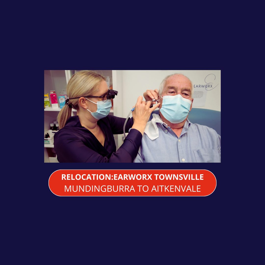 Earworx nurse performing ear care at Townsville clinic